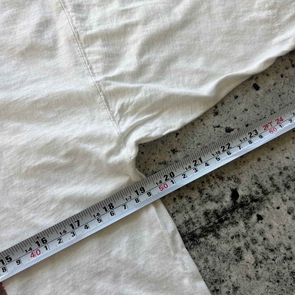Vintage Van Gogh T-Shirt Men Large White The Restaurant de la Sirène 90s Art - Picture 9 of 10